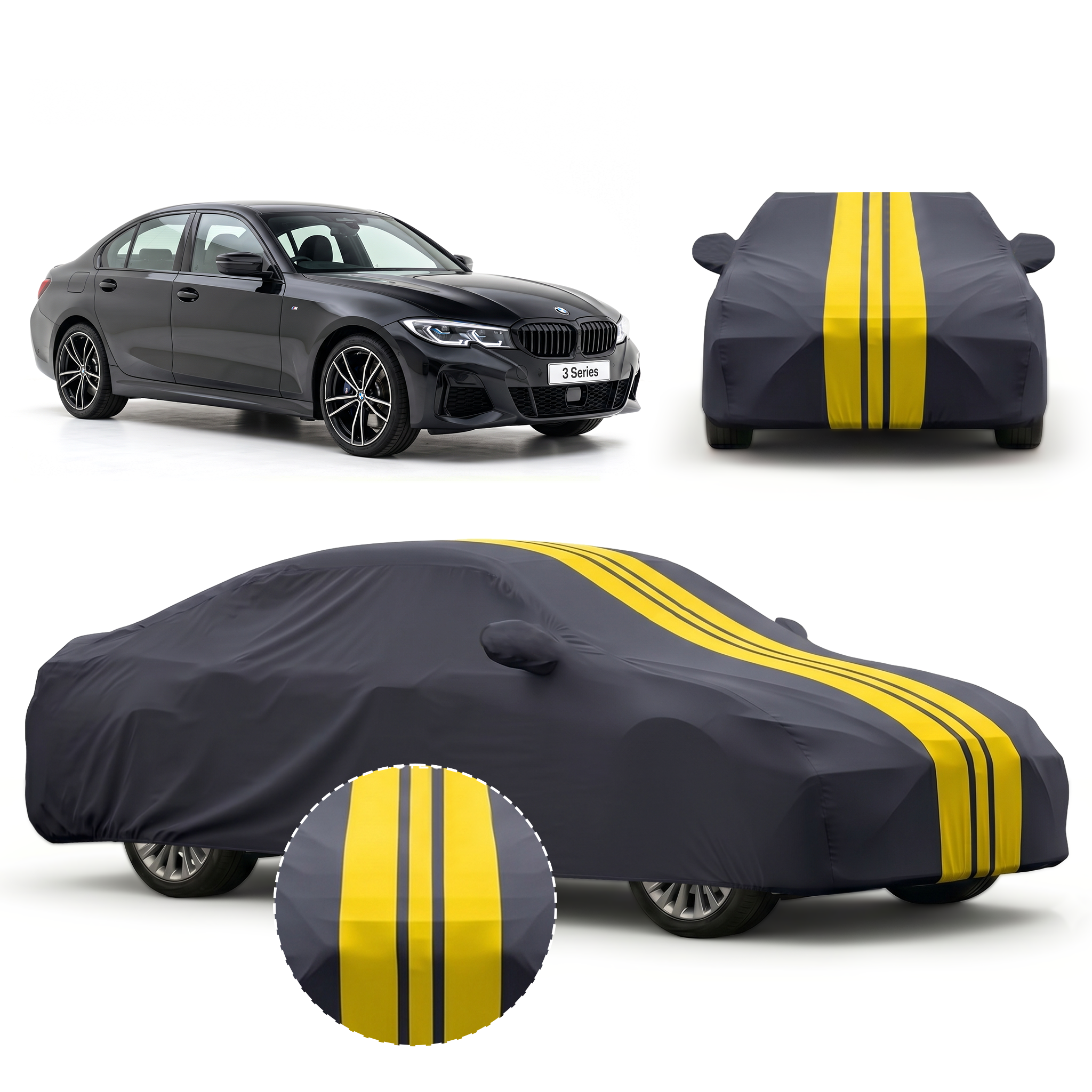 PROTEGO Premium Car Cover for BMW 3 Series Gran Limousine | Waterproof, Dustproof & UV Protection |