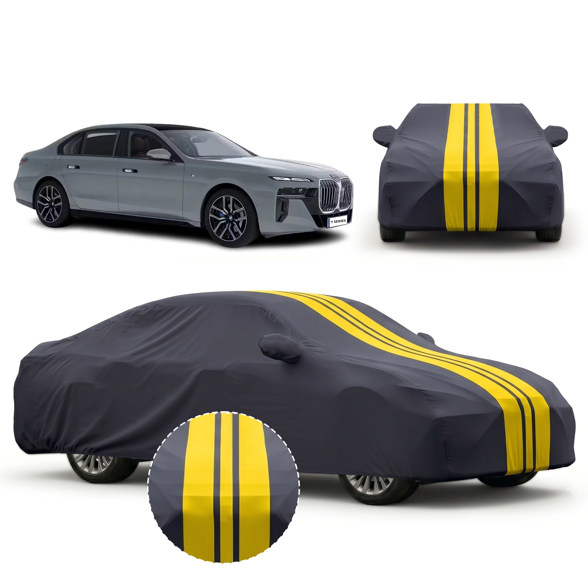 PROTEGO Premium Car Cover for BMW 7 Series | Waterproof, Dustproof & UV Protection |