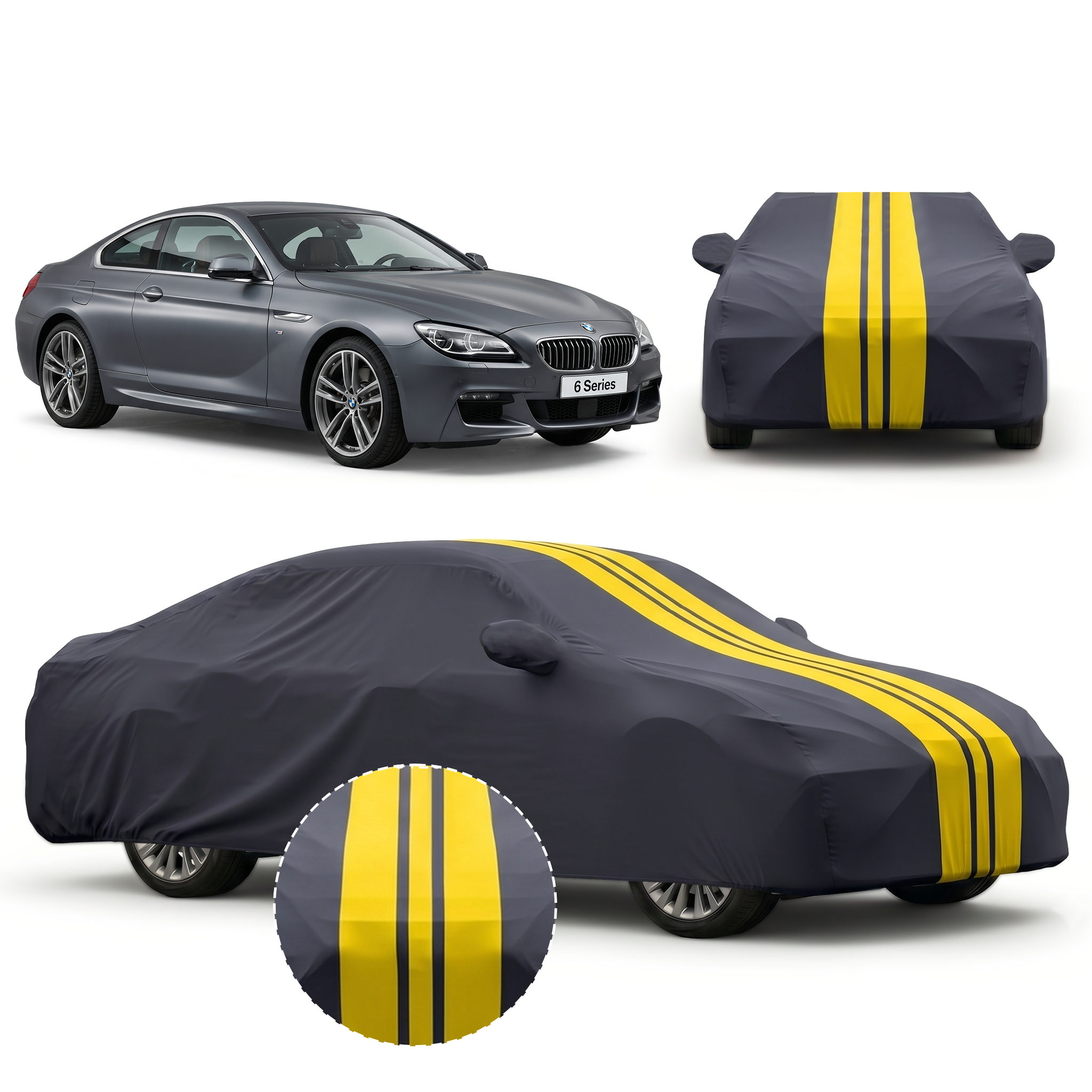 PROTEGO Premium Car Cover for BMW 6 Series | Waterproof, Dustproof & UV Protection |