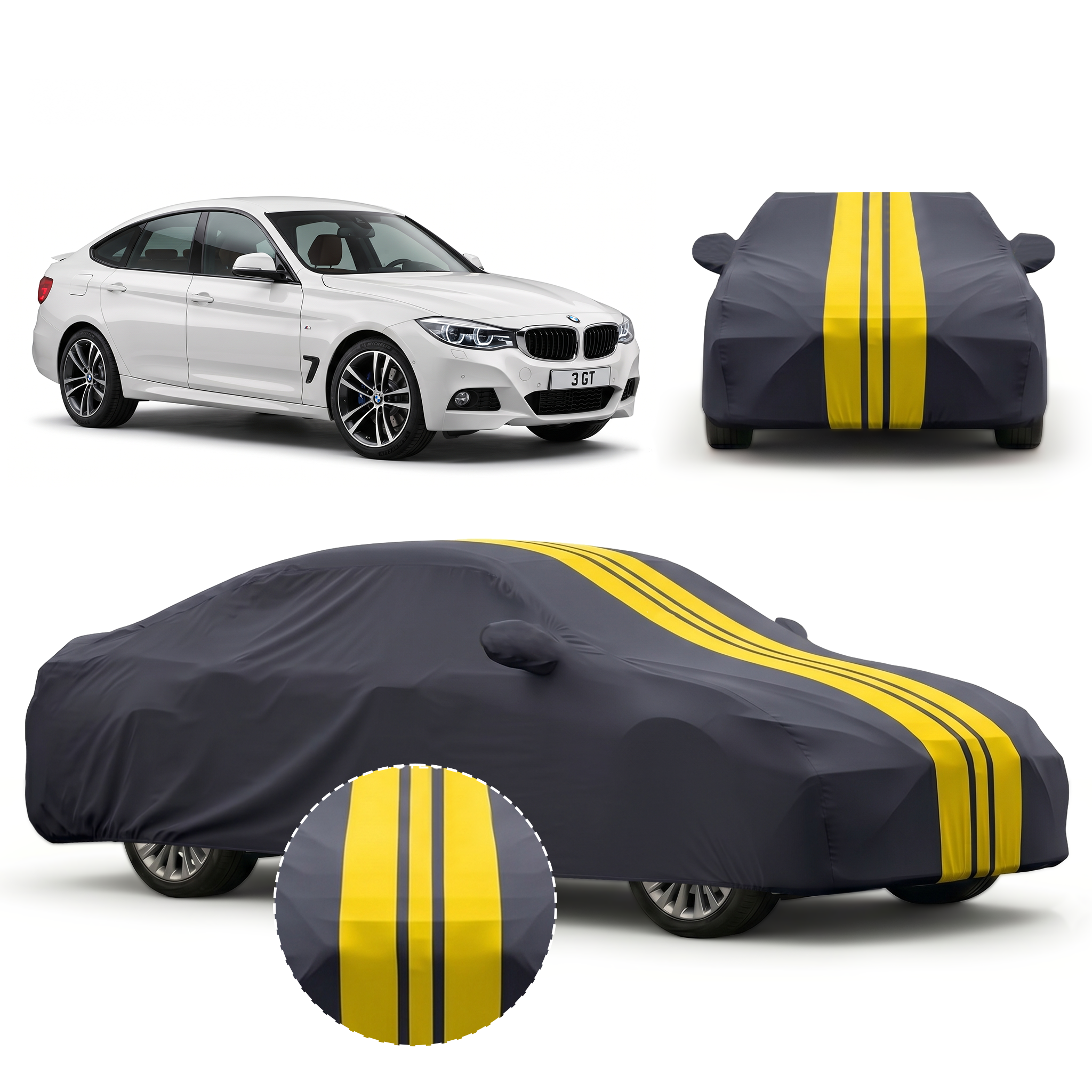 PROTEGO Premium Car Cover for BMW 3 GT | Waterproof, Dustproof & UV Protection |